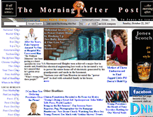 Tablet Screenshot of morningafterpost.com